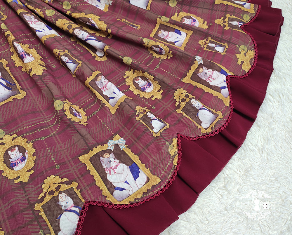 Miss Point~Christmas Preppy Style Velvet Lolita SK Vest Set 3690:22669