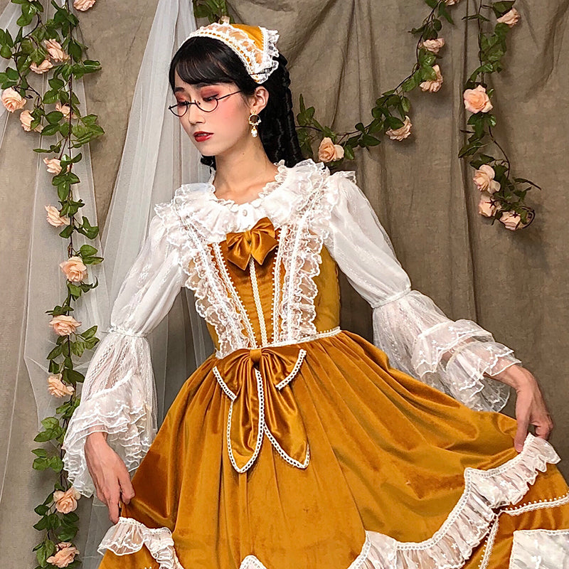 Sakurada Fawn~Plus Size Lolita Princess Sleeve Blouse   