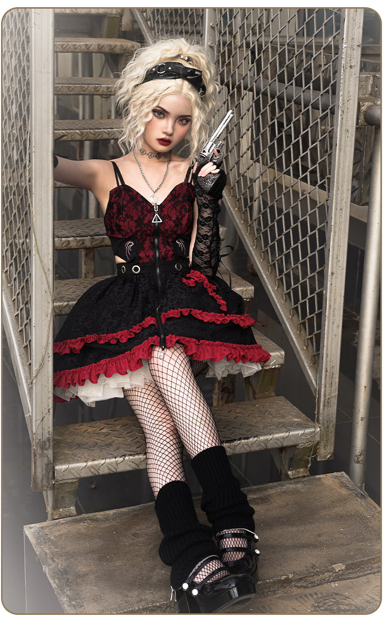 With PUJI - Judgment Day - Sexy Gothic Lolita JSK