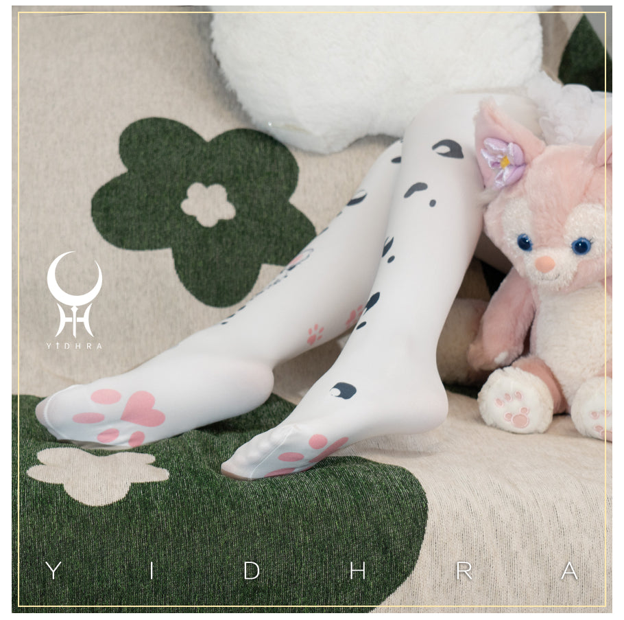 Yidhra~Animal Rhapsody~Spring Lolita Accessory Printed Pantyhose   