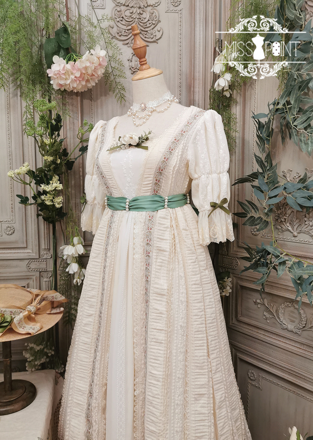 Miss Point~The Sally Gardens~Multicolors Ribbon Lolita Sash 8496:91374