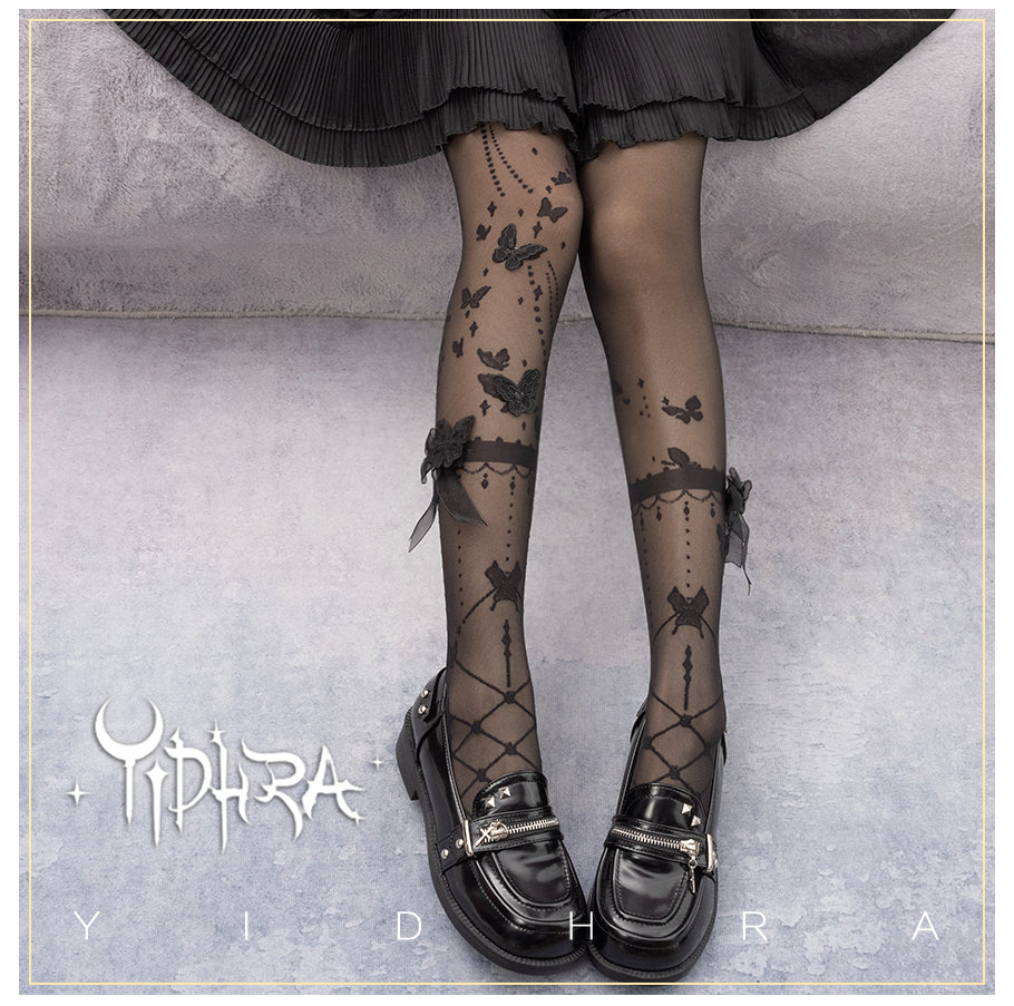 Yidhra - Wedding Night Butterfly - Kawaii Lolita Summer Tights