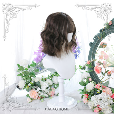 Dalao Home~Short Irregular Curly Lolita Wig   