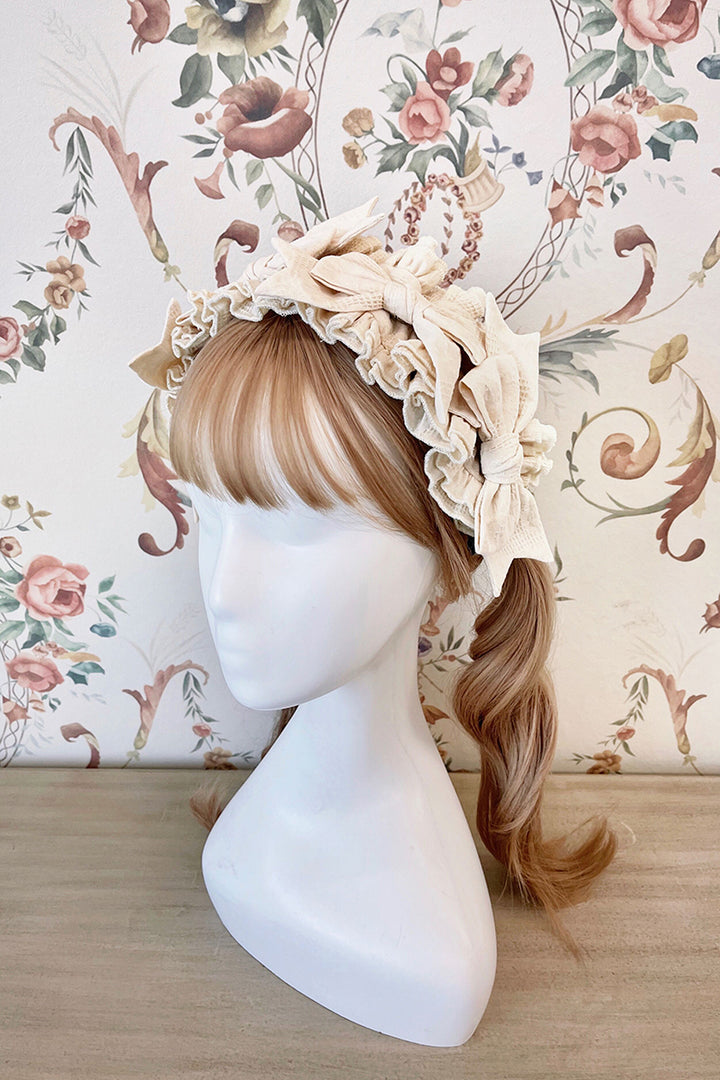 Alice Girl~The Hunter~Sweet Lolita KC Headdress Multicolor ivory  