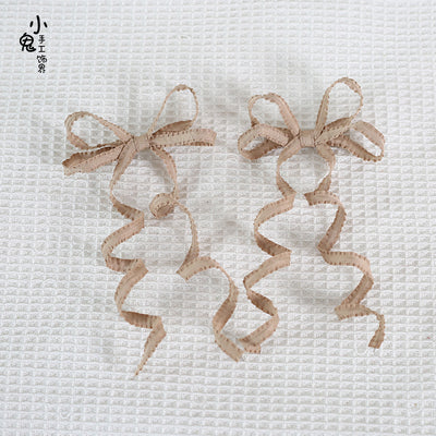 Xiaogui - Sweet Lolita Spiral cos Headdress Khaki (pair)
