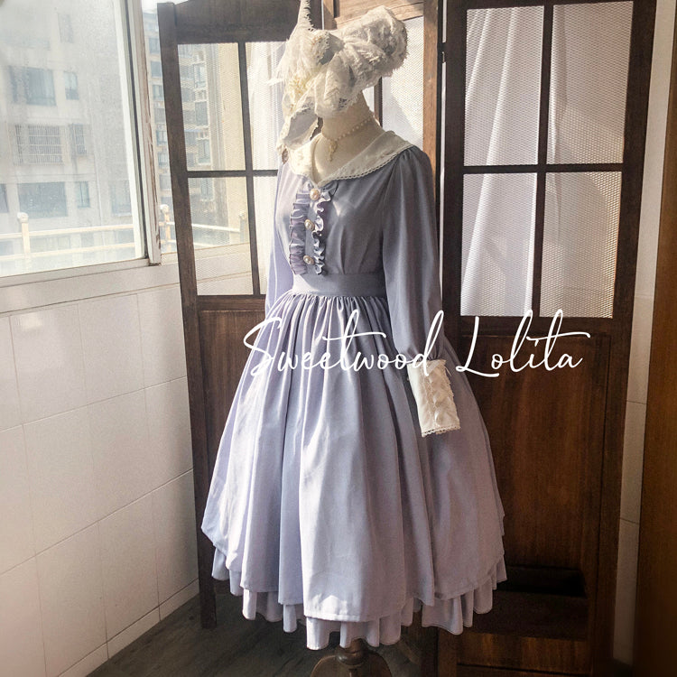 (BuyForMe) Sweet Wood~Lola's Diary~Multicolors Classic Lolita Plus Size OP Dress 6104:757