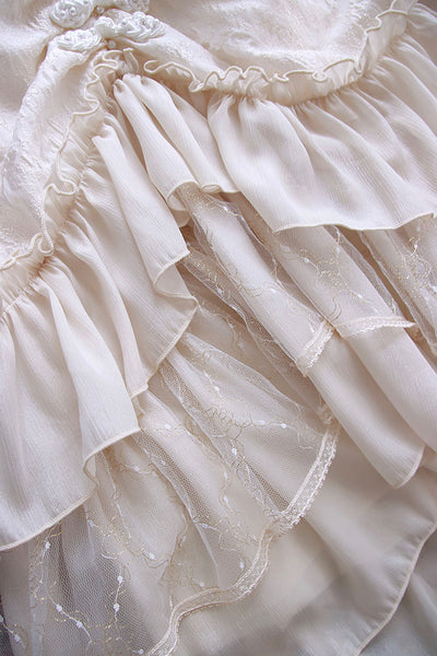 Alice Girl~Zhijian Flower~Qi Lolita Flounce JSK Bolero   