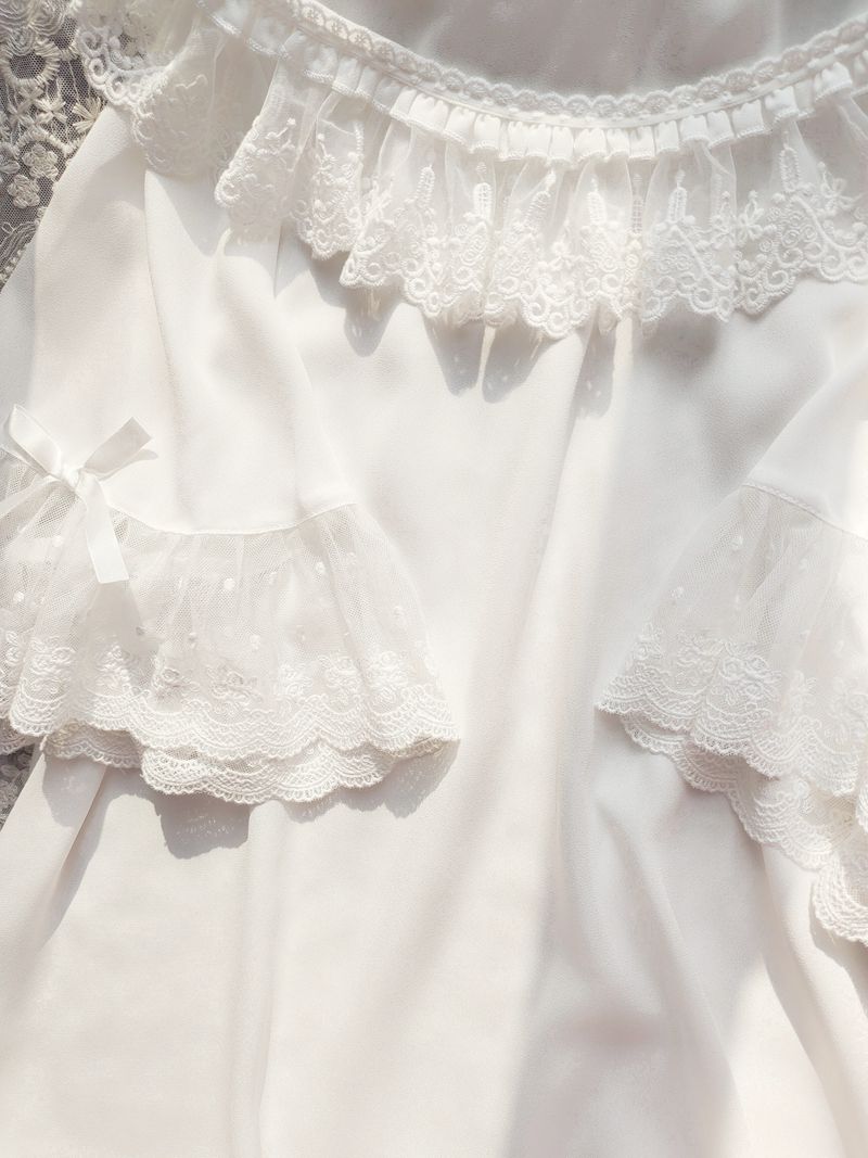 Yilia~Kawaii Summer Innerwear Lolita Shirt S white 