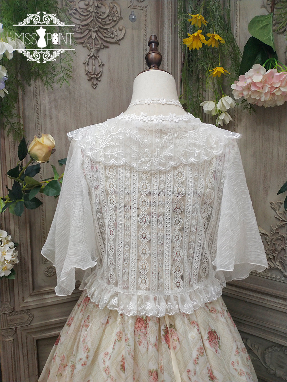 Miss Point - Woody Rose - Elegant Retro Lolita Blouse