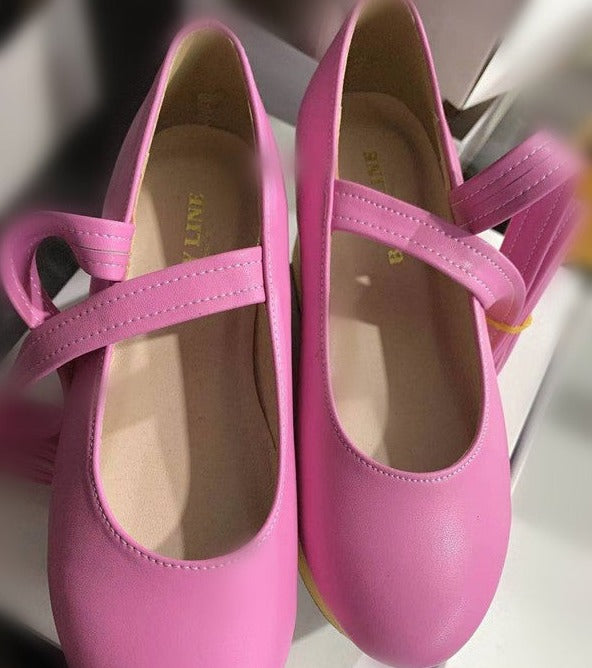 The Seventh Sense - Japanese Style Wooden Platform Wa Lolita Shoes 35 dark pink