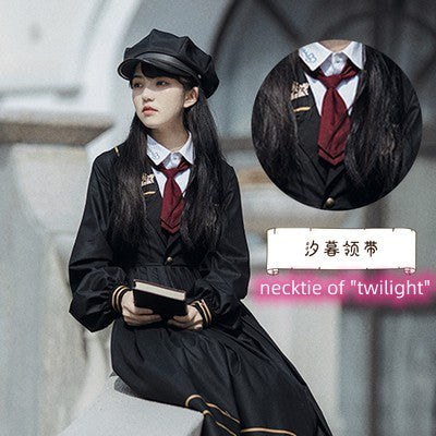 With Puji~Cute Lolita Headdress Accessories Collection necktie of "twilight" free size 