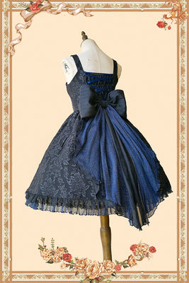 Infanta~Deep-sea Mermaid~ Lolita Jumper Dress M black bow 