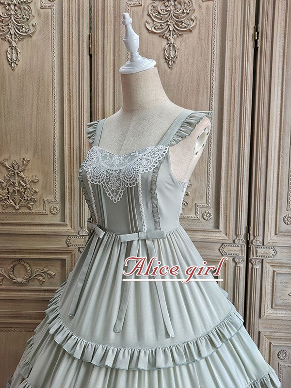 Alice Girl~Camellia Blooms~Elegant Lolita JSK Dress   