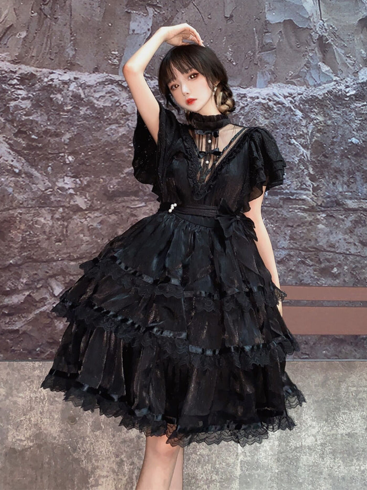 Your Princess~Castle Night~Dark Themed Gothic Lolita OP