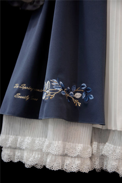 Eessily Verse~Spring Picnic~Embroidered Han Lolita Suits   