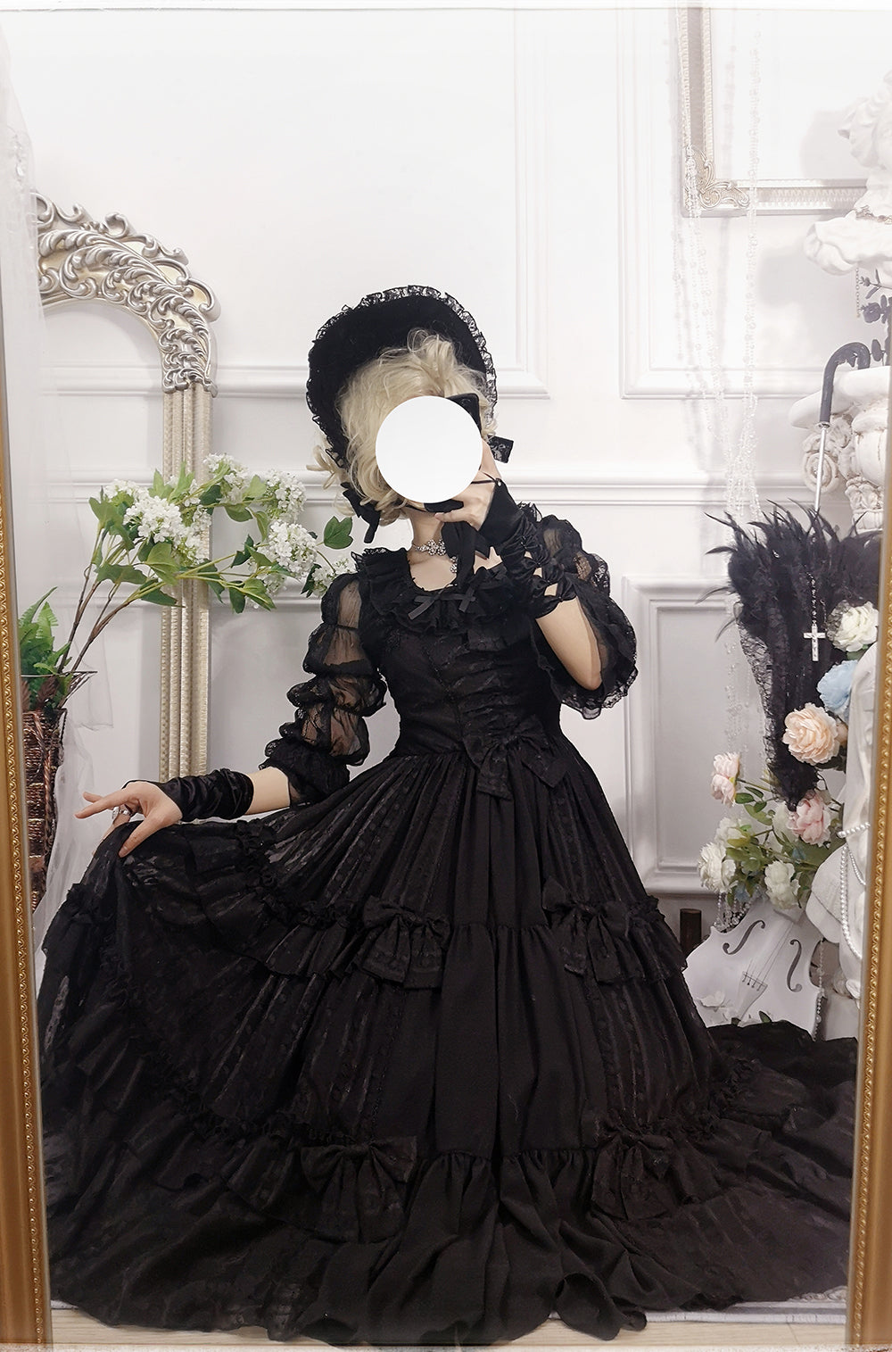 Miss Point~The Sally Gardens~Lotus Root Sleeve Lolita Blouse 8494:91260