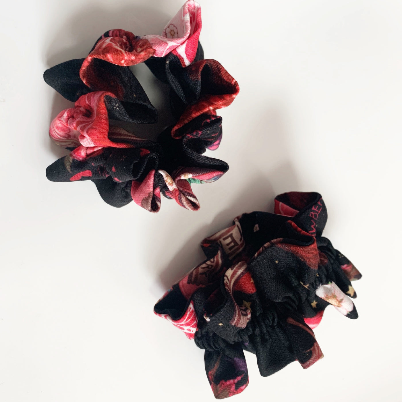 (Buyforme)QinhuashePrinted Rotten Strawberry Lolita JSK Accessories Set S matching hair rings 