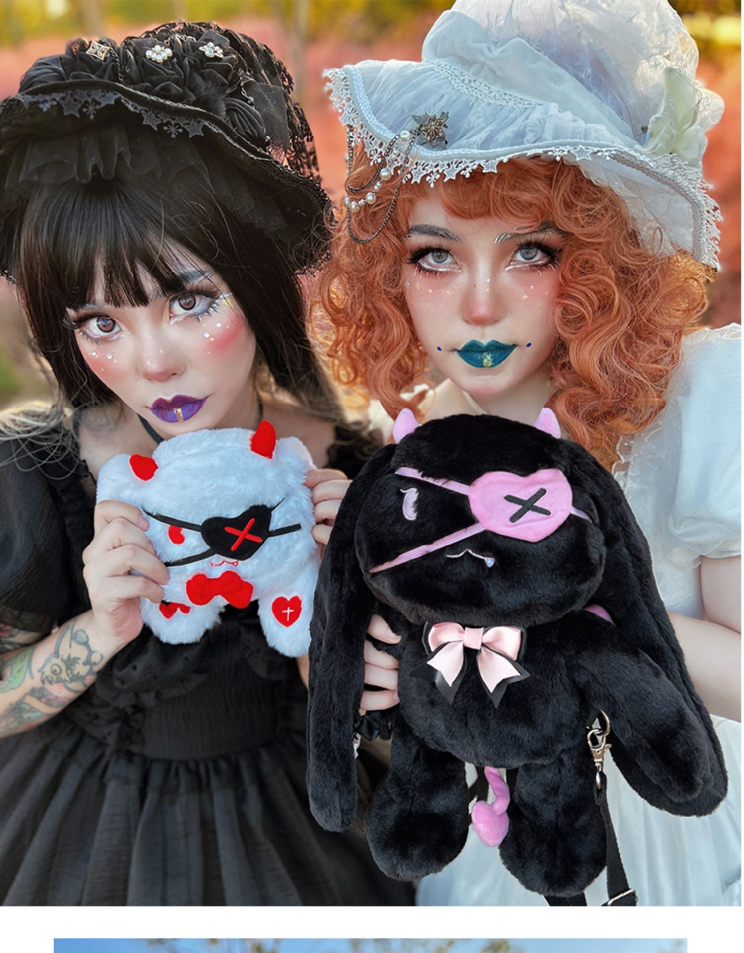 LovelyLota - KOKO Devil Rabbit - Kawaii Furry Rabbit Lolita Bag