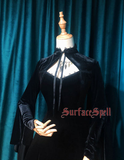 Surface Spell~Black Madonna~Gothic Lolita Medieval OP Dress   