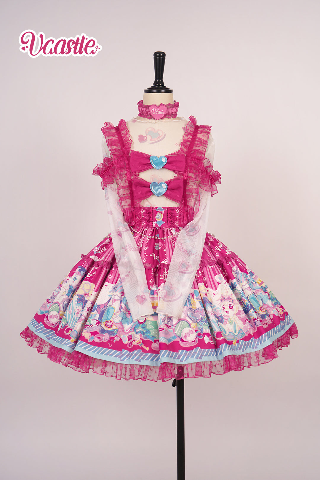 (Buyforme)Vcastle~Maiden's Treasure~Sweet Lolita Salopette and SK 14026:185034