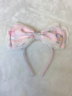 DreamWhale - Sweet Lolita Accessory Puppy-themed Headdress pink KC In stock