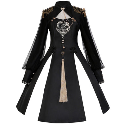 (Buyforme)Jinmu~Elegant Fusion of Gothic and Military Lolita Dress S black dress only 