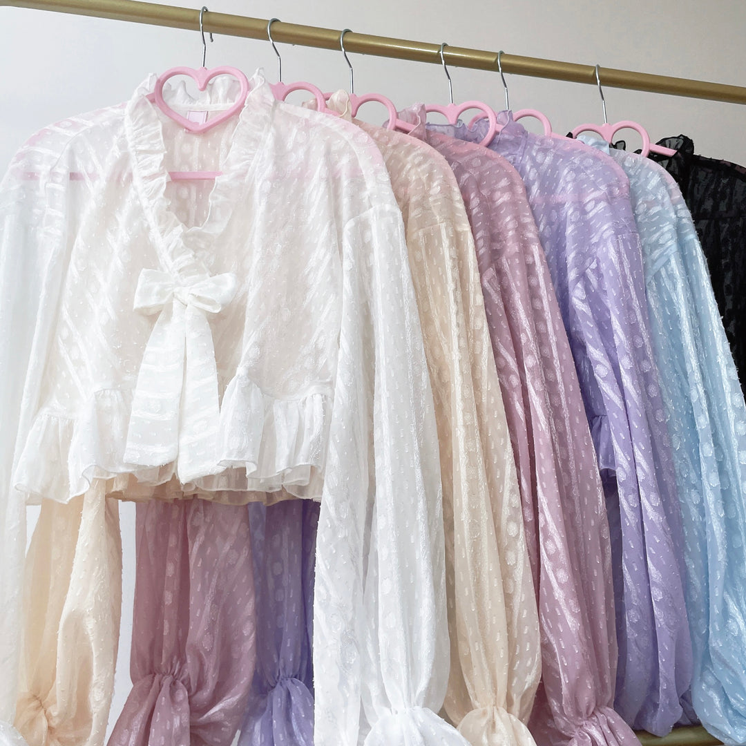 (BuyForMe) Sakurada Fawn~Chiffon Puff Sleeve Lolita Cardigan   