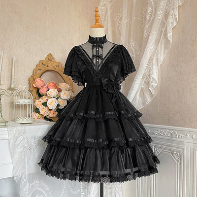 Your Princess~Castle Night~Dark Themed Gothic Lolita OP S black 