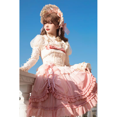 (Buy for me) Flower and Pearl Box~Austen In The Garden~Kawaii Lolita Blouse   