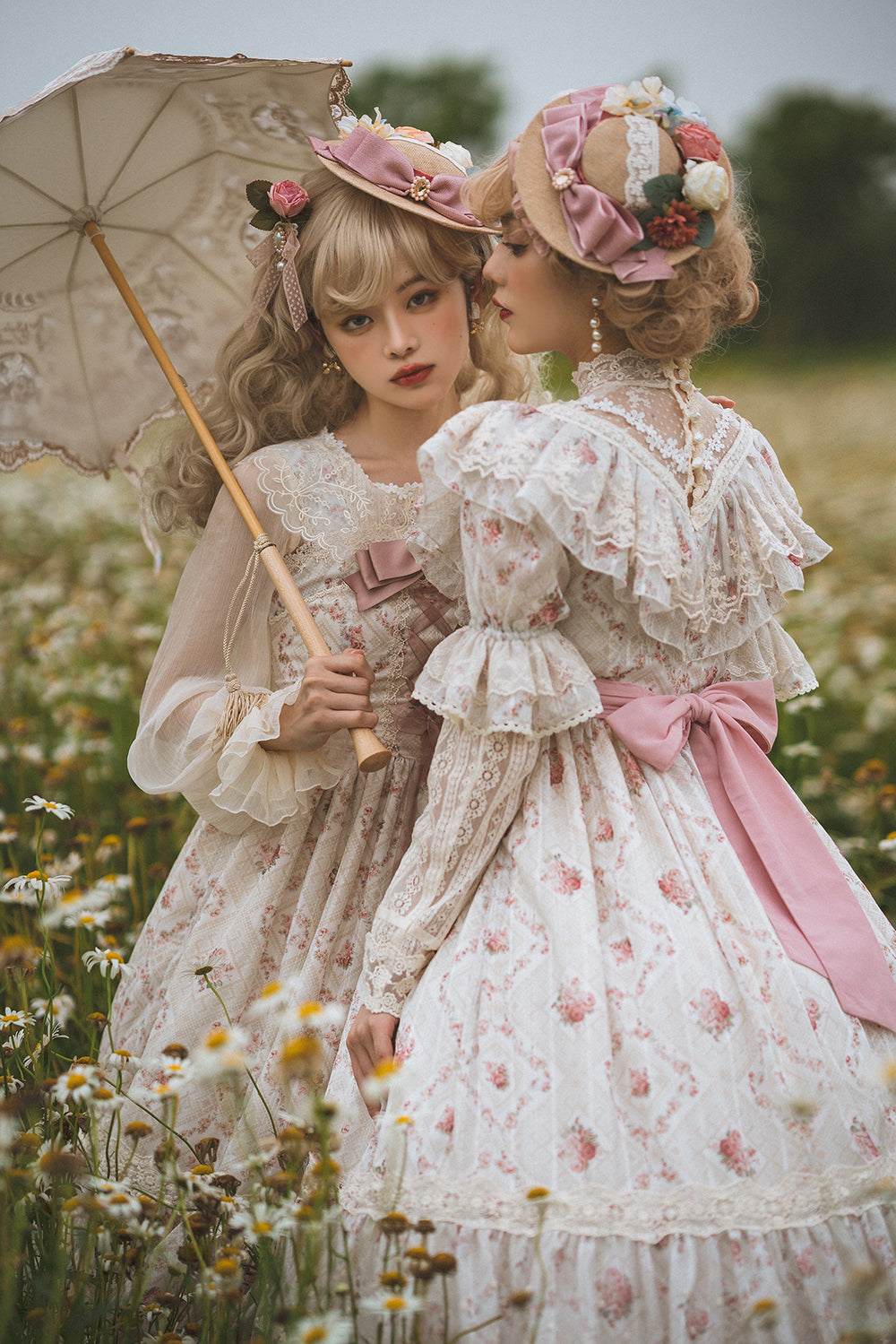 Miss Point - Woody Rose - Elegant Floral Lolita JSK