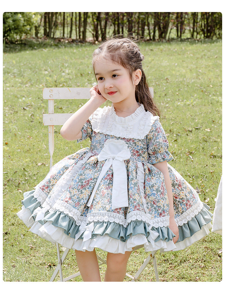 Kawaii Kid Lolita Floral OP Dress   