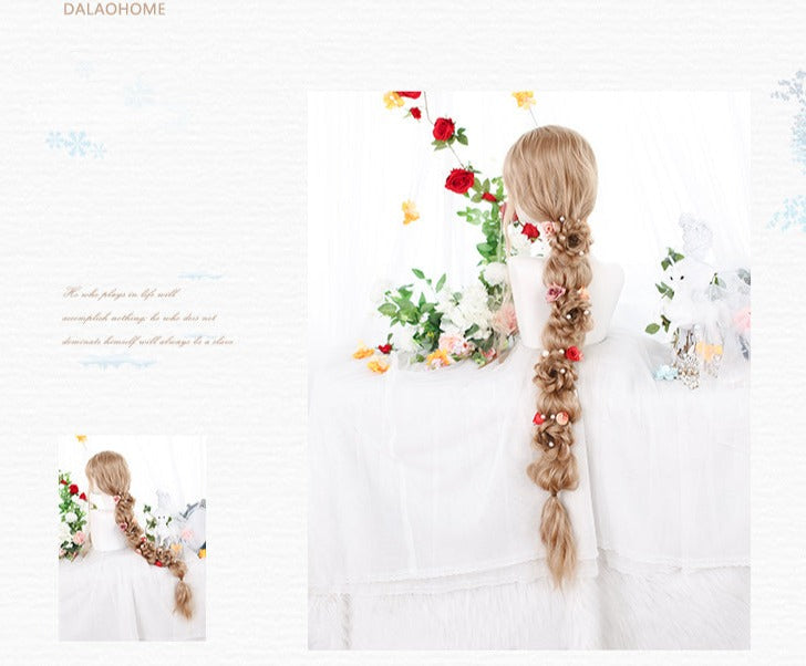 Dalao Home~Multicolors 120cm Curly Lolita Wig   
