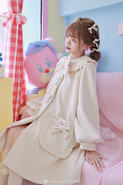 Alice Girl~ Long Wool Lolita Winter Coat   