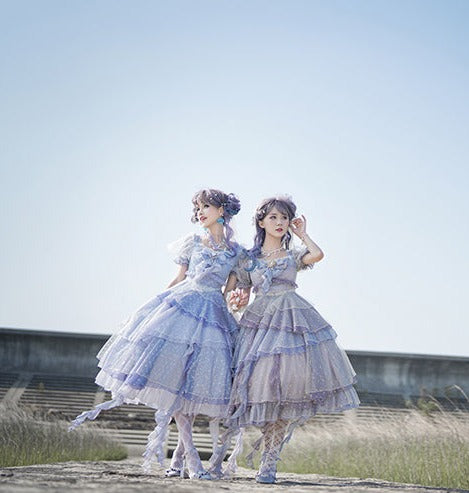 Fantastic Wind - Girl from the Deep Sea - KiraKira Chiffon Gauze Lolita OP