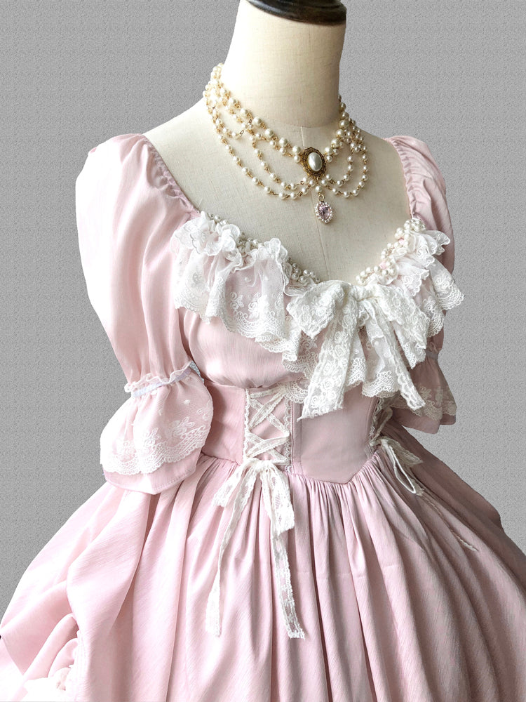 Sweet Wood - CLA Vintage French Lolita OP Dress (2XL 3XL L M S XL) 3802:20921