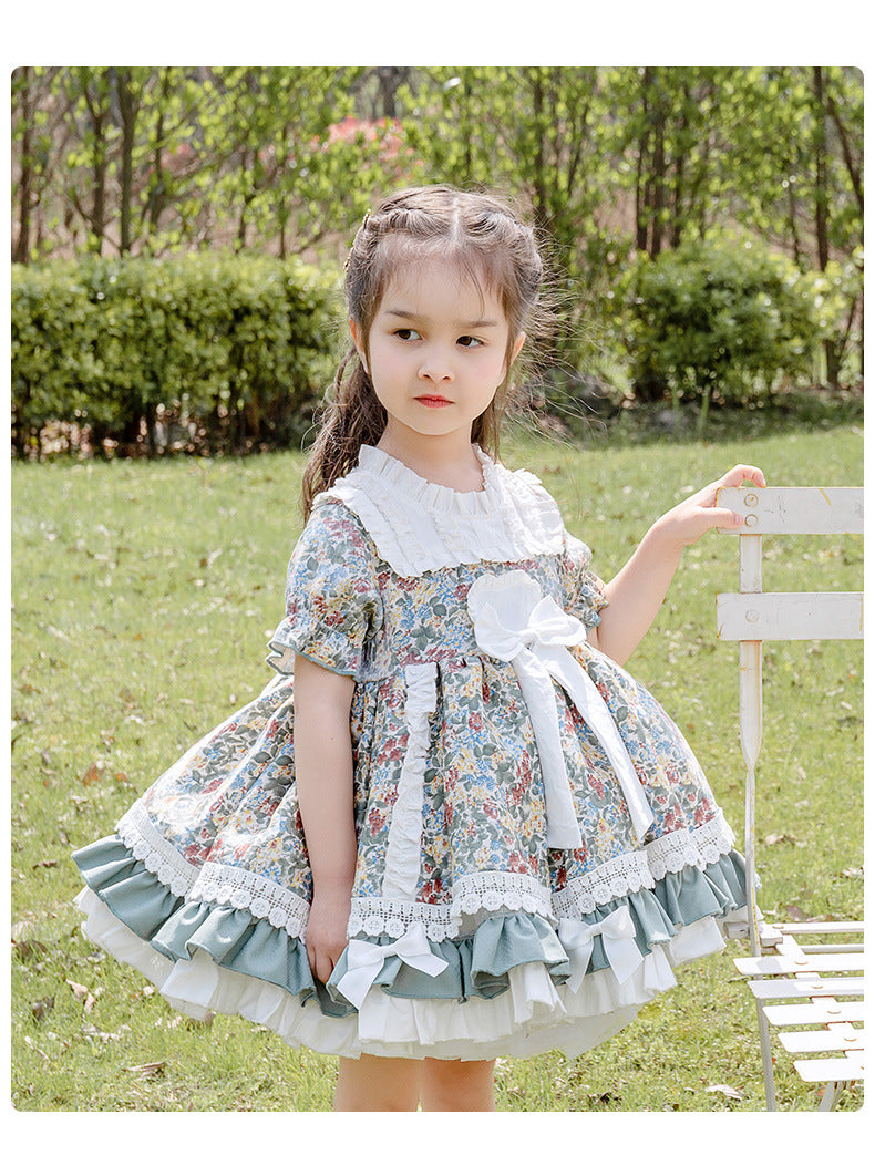 Kawaii Kid Lolita Floral OP Dress   