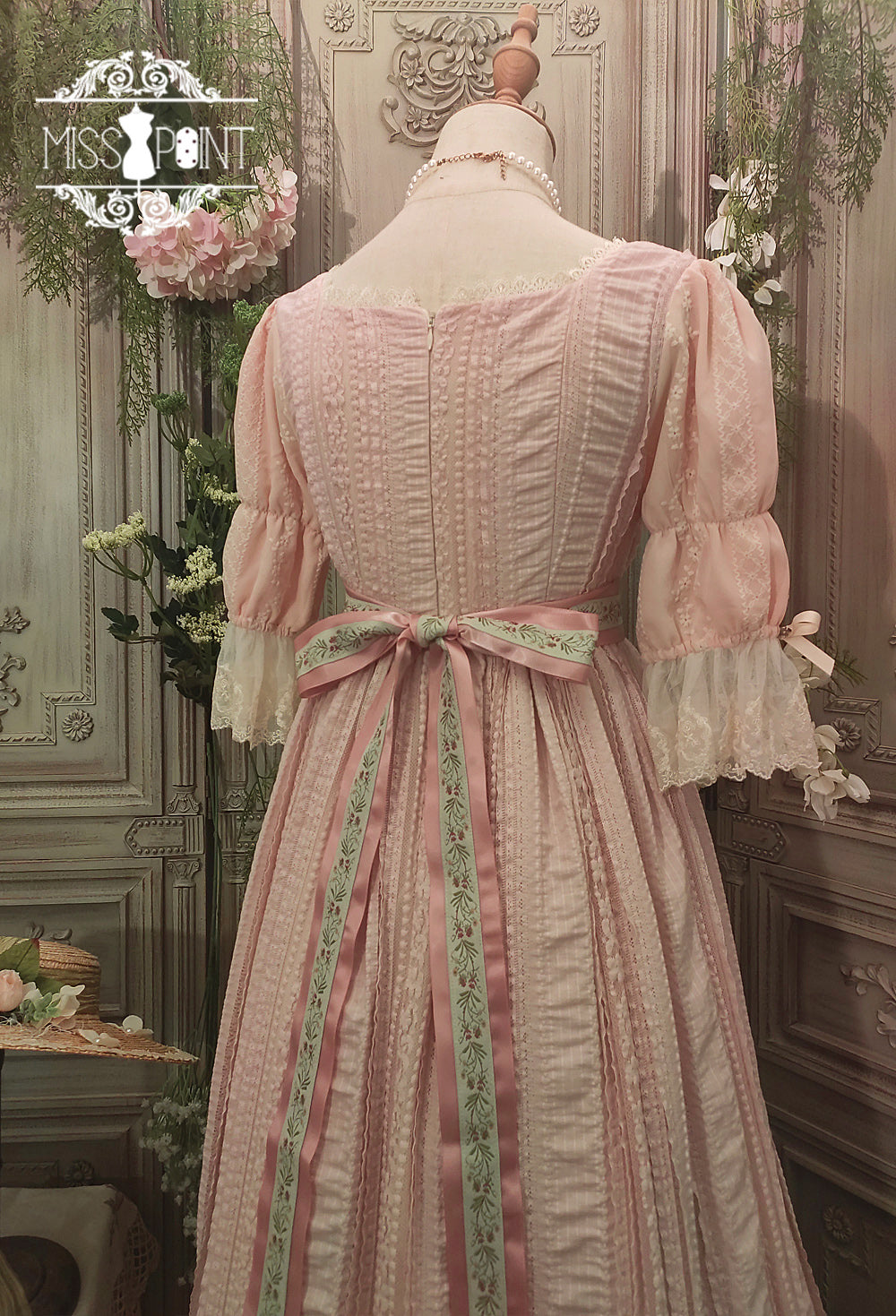 Miss Point~The Sally Gardens~Multicolors Ribbon Lolita Sash 8496:91366