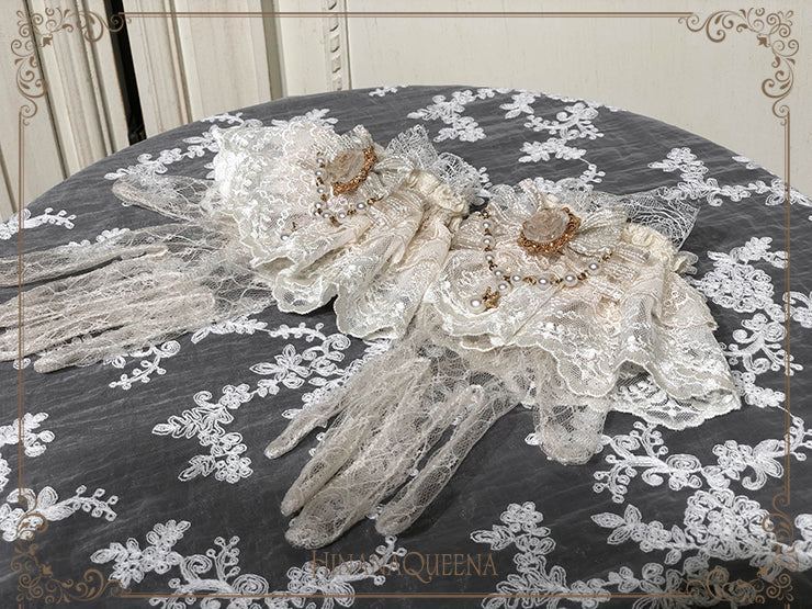 HinanaQueena~Lace Journey~Elegant Lace Lolita Gloves   