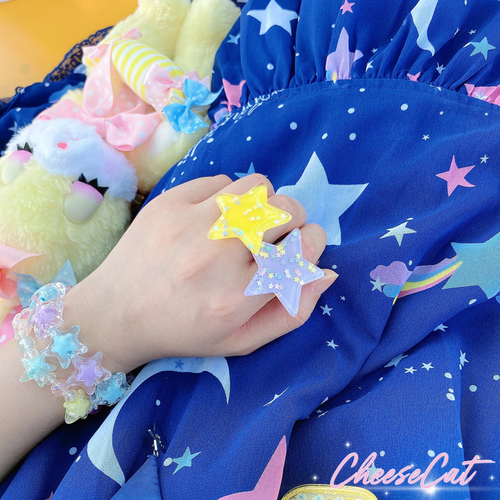 (Buyforme)Cheese Cat~Buling Crystal Summer LolitaSweet Bracelet   