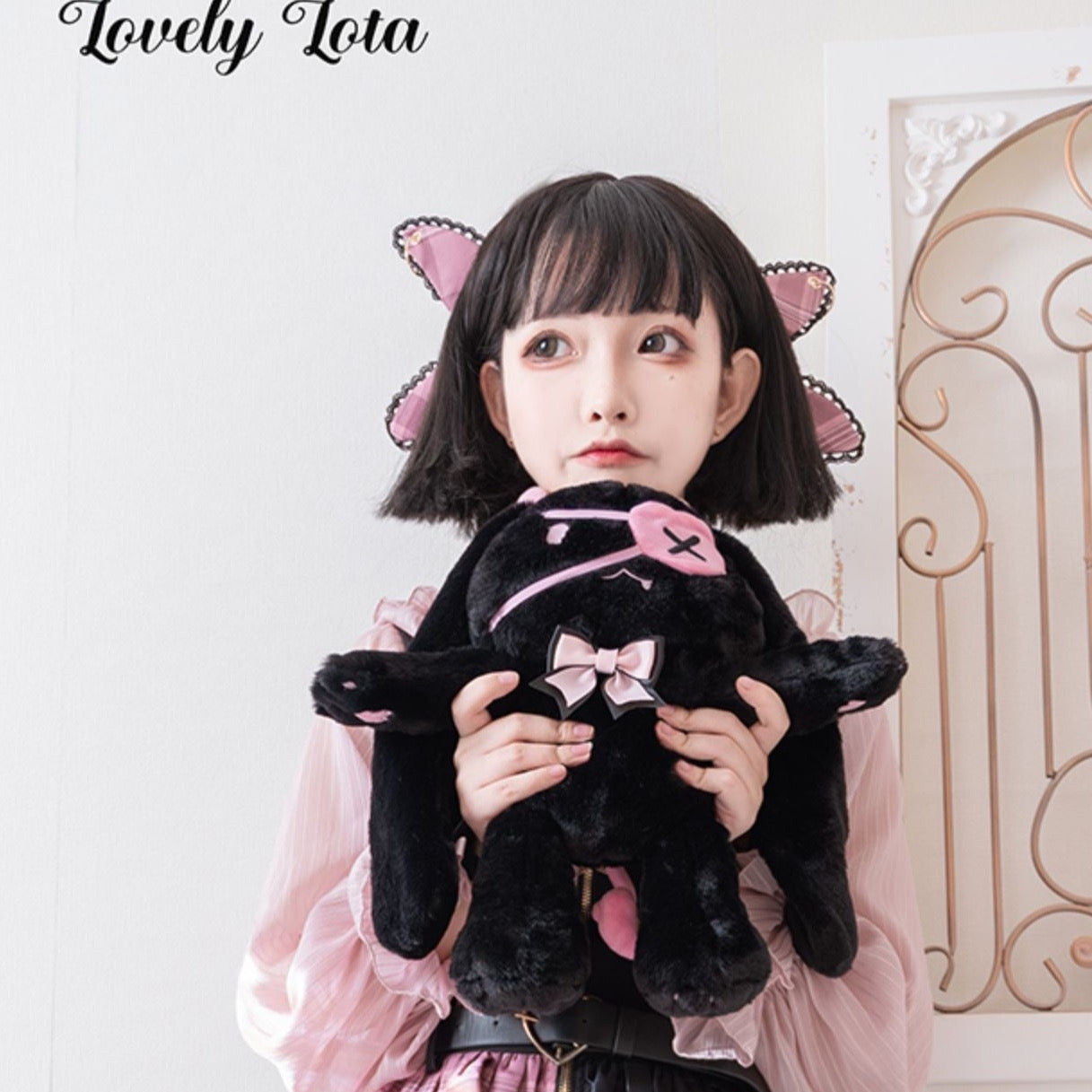 LovelyLota - KOKO Devil Rabbit - Kawaii Furry Rabbit Lolita Bag