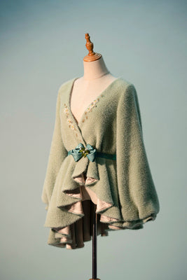 Fantastic Wind ~ Resurrection~Elegant Embroidery Lolita JSK Set S coat 