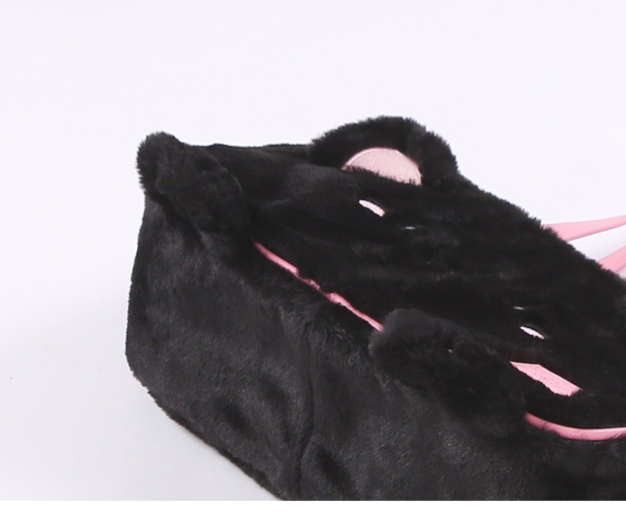 (Buyforme)To Alice~Kawaii 3D Cat Ear Black Lolita Handbag   