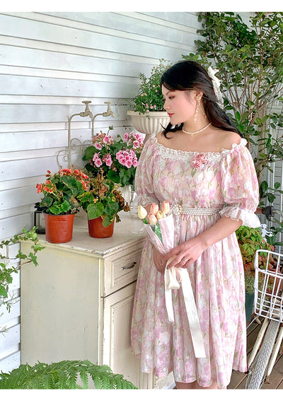 NanShengGe~Your Tulips~Classic Lolita Summer OP Dress   