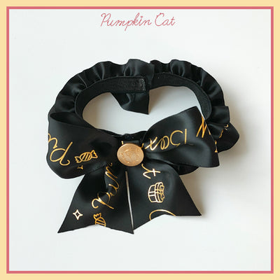 Pumpkin Cat~Candy Boxes~Kawaii Lolita Accessories balck crus ring  
