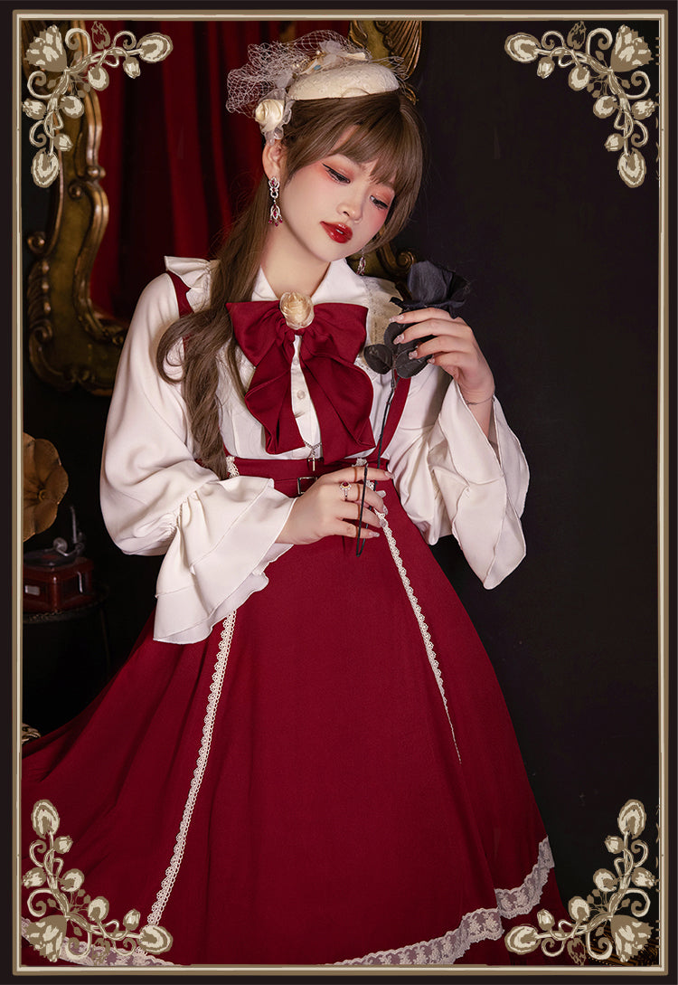 Hard Candy~Plus Size Lolita French Retro Dress Set   