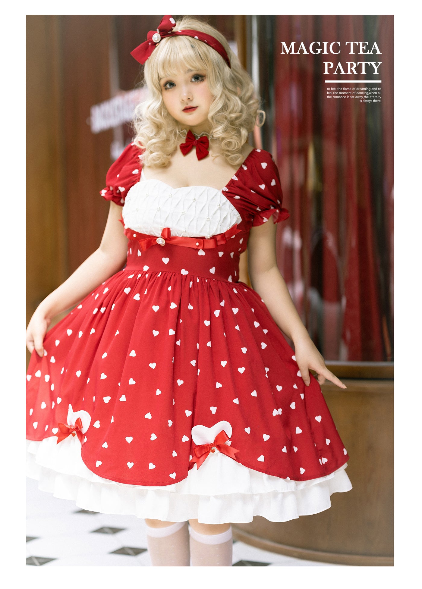 Magic Tea Party~PengPeng~Kawaii Lolita OP Dress   