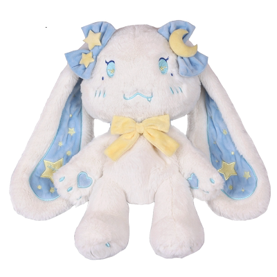 LovelyLota - KOKO Devil Rabbit - Kawaii Furry Rabbit Lolita Bag white blue