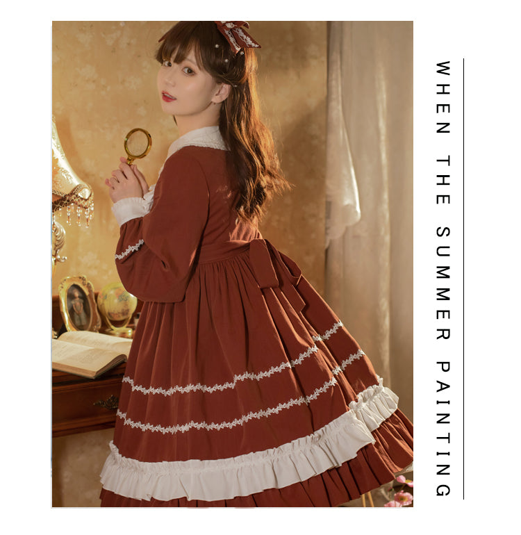 Eieyomi~Pastorale Rabbit~Kawaii Lolita OP Dress   