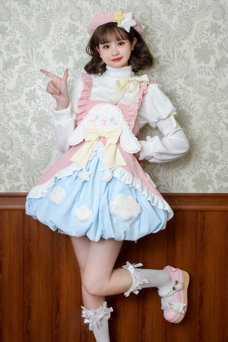 Alice Girl ~Sleep Rabbit Lolita JSK ,Sweet Lolita Jumpers - Gothic lolita  JSK - My Lolita Dress