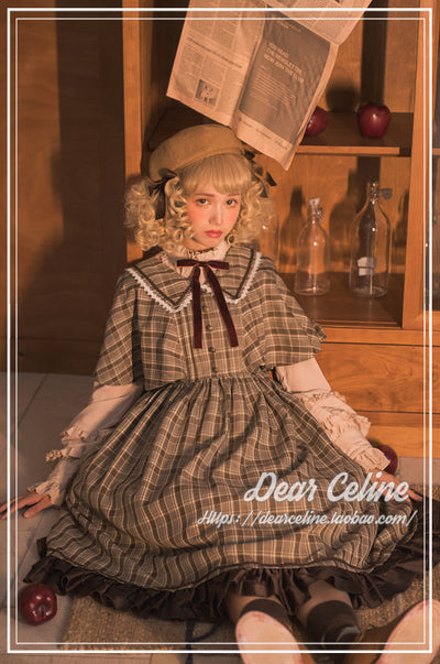 Dear Celine~Aria On The G String~ Plaid Pattern Lolita OP   